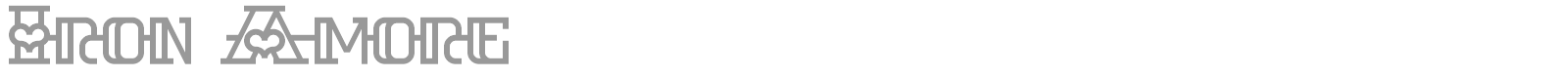 Iron Amore font preview